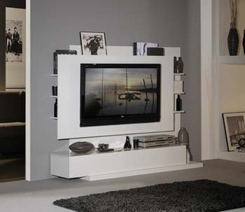 Furniture123 Drana White TV Unit