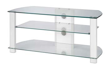 Dylan Large TV Unit in White DL011 - FREE NEXT