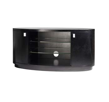 Dynamo TV Cabinet in Black Oak - FREE NEXT DAY