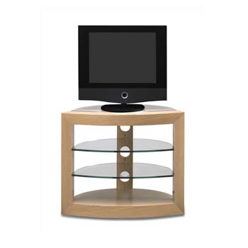 Furniture123 Dynamo TV Unit in Oak - FREE NEXT DAY DELIVERY