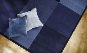 Furniture123 Eclipse Blue Colourblock Rug