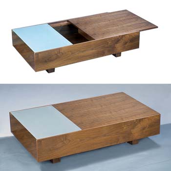 Furniture123 Ecuador Sliding Glass Coffee Table