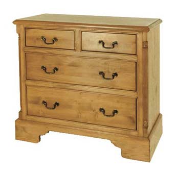 Furniture123 Elder 2 over 2 Pine Chest of Drawers