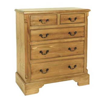 Furniture123 Elder 2 over 3 Pine Chest of Drawers