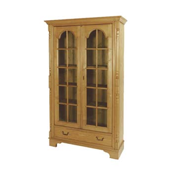 Furniture123 Elder Pine Glazed Bookcase
