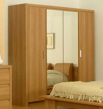 Furniture123 Eline 4 Door Wardrobe