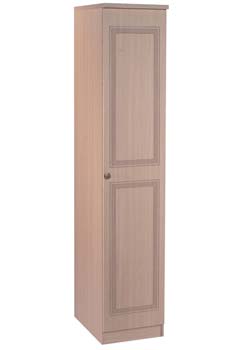 Furniture123 Eske Light Oak 1 Door Wardrobe