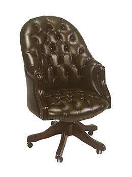 Furniture123 Executive Leather Swivel Chair