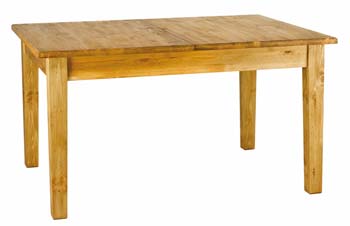 Furniture123 Farmer Solid Pine Extending Dining Table