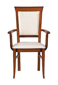 Furniture123 Geneva Padded Back Carver Chair