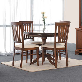 Geneva Round Extending Dining Set