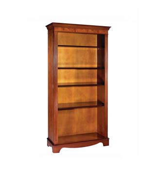 Furniture123 Georgian Reproduction 5 Shelf Bookcase