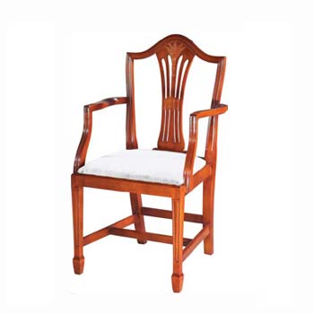 Furniture123 Georgian Reproduction Wheatear Sheraton Carver