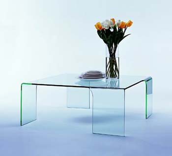 Furniture123 Giavelli 2267 Glass Rectangular Coffee Table