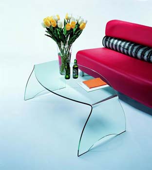 Giavelli 2268 Glass Oval Coffee Table
