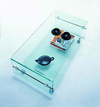 Furniture123 Giavelli 2406 Glass Rectangular Coffee Table