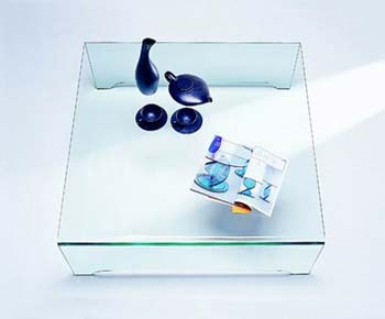 Furniture123 Giavelli 2409 Glass Square Coffee Table