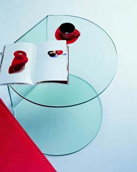 Furniture123 Giavelli A11 Glass Lamp Table