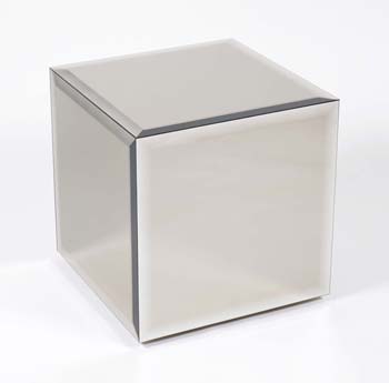 Furniture123 Glass Cube in Bronze