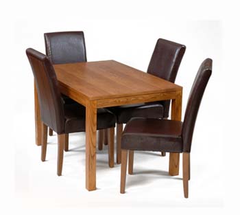 Furniture123 Greenham Oak Medium Rectangular Dining Table