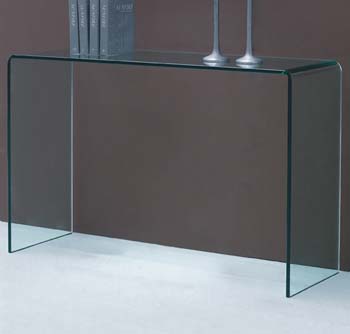 Furniture123 Gustav Glass Console Table - FREE 48 HOUR DELIVERY
