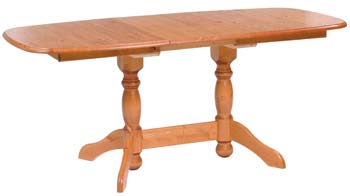 Furniture123 Halle Pine Extending Dining Table