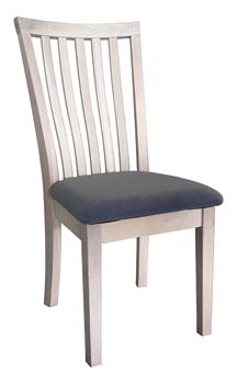 Furniture123 Hannah Oak Dining Chairs with Upholstered Seat