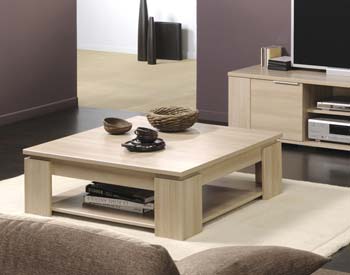 Furniture123 Hansen Square Coffee Table in Sand