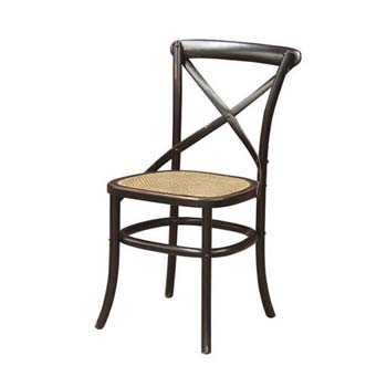Furniture123 Harrow Pair of Black Dining Chairs