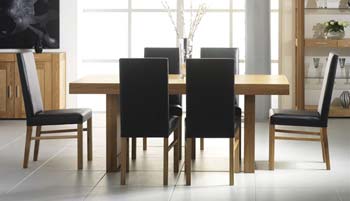 Furniture123 Hartford Large Panel Dining Set