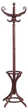 Furniture123 Hat and Coat Stand in Walnut