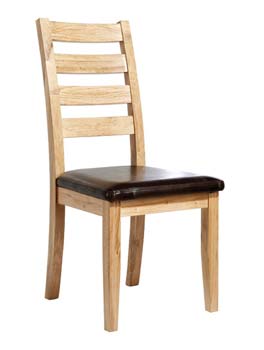 Furniture123 Hazen Ash Dining Chairs (pair) - FREE NEXT DAY