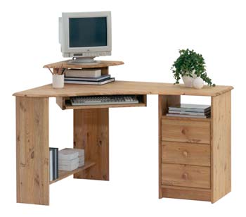 Furniture123 Herkules 2 Single Pedestal Corner Workstation