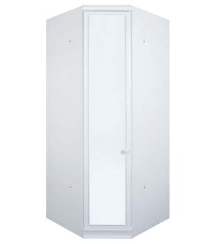 Furniture123 Hinton Mirrored Corner Wardrobe