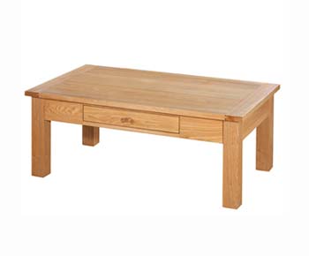 Furniture123 Housedon Ash 1 Drawer Rectangular Coffee Table