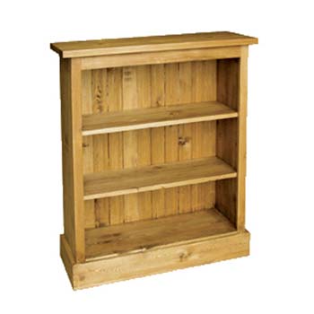 Hyde Pine Low Bookcase