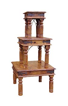 Furniture123 Indian Princess Square Side Table IP029/014/024