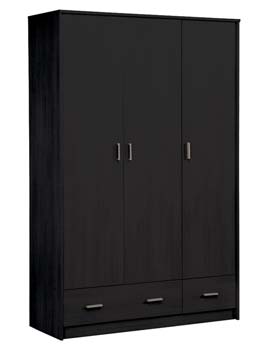 Furniture123 Inigo Triple Wardrobe in Wenge