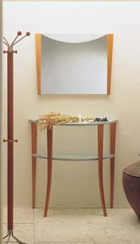 Furniture123 Italia TS195 Glass Top Console Table