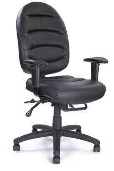 Furniture123 Italian Leather 1221 Office Chair