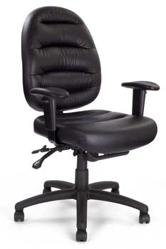 Furniture123 Italian Leather 1222 Office Chair