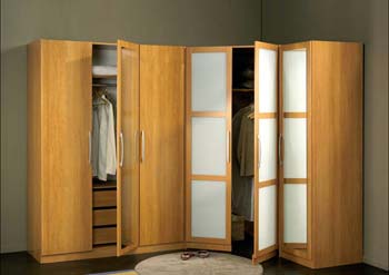 Furniture123 Jade 6 Door Wardrobe in Amarena Cherry Tree