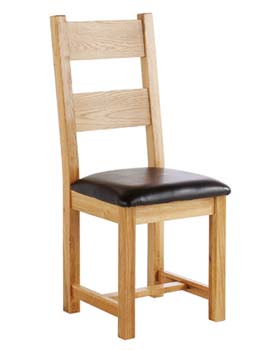 Furniture123 Jakarta Oak Dining Chairs (pair)
