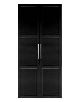 Jay 2 Door Panelled Wardrobe in Wenge