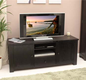 Furniture123 Kahla Solid Ash Widescreen 2 Door TV Unit