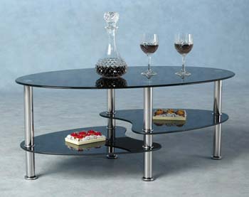 Furniture123 Kari Coffee Table in Black - FREE NEXT DAY