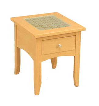 Furniture123 Kate End Table in Beech