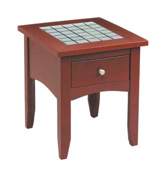 Furniture123 Kate End Table in Mahogany