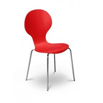 Furniture123 Kelsey Chair in Red