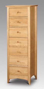 Furniture123 Kendal 7 Drawer Narrow Chest